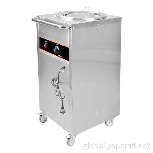 Electric Plate Warmer Trolley Stainless Steel Plate Warmer Trolley Factory